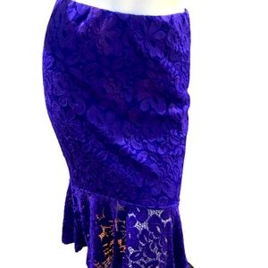 Another Story Size  L Royal Blue Skirt